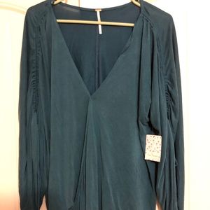 NWT Free People V Neck Shirt